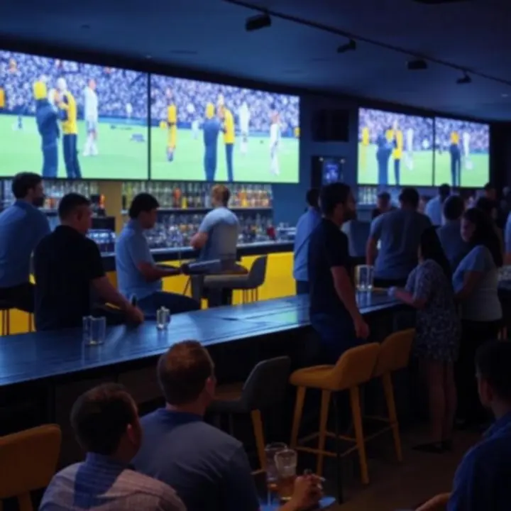 Nowoczesne ekrany HD i profesjonalne nagłośnienie w GentlemenBarClub