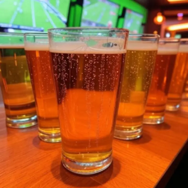 Piwa z beczki nalewane przy barze GentlemenBarClub.